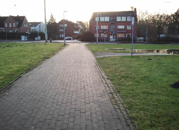 Radweg in der Loddenheide