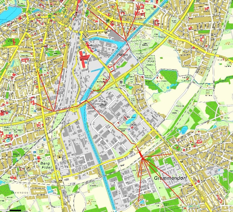 Neue Verbindung durch die Loddenheide