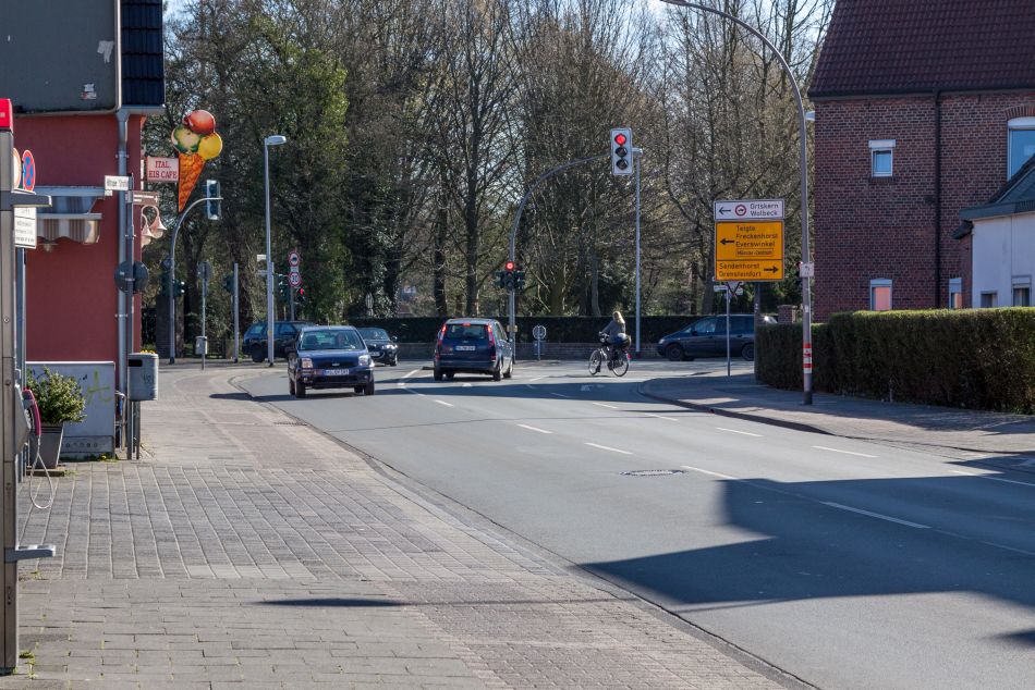 Abbildung 3: Hier könnte zukünftig eine verkehrsberuhigte Zone entstehen.